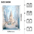thumbnail image 3 of Wirebound Notebook Hardcover Spiral Notebooks Christmas Tree in The Snow, 60 Pages, 80 GSM, 5.7 x 8.3in, 3 of 5