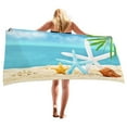 thumbnail image 4 of Tupukom Up to 65% Off Beach Towels Oversized 29.5"x59" Super Absorbent Quick Dry Machine Washable Beach Blankets for Beach Trips & Poolside Cruise Essentials, 4 of 5
