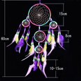 thumbnail image 2 of 2X Handmade Dream Catcher Traditional Dreamcatcher Wall Hanging Decoration Colorful Feather, 2 of 5