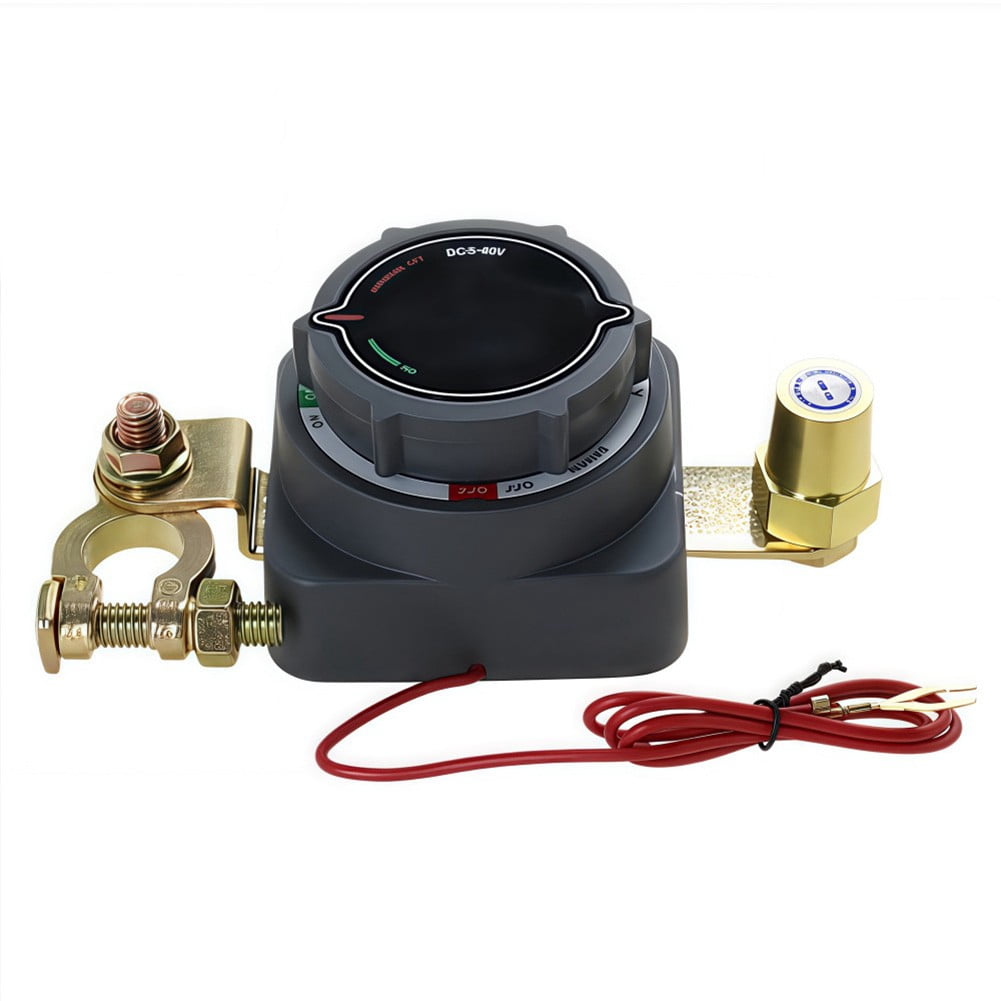 AFQH Battery Disconnect Switch With Voltmeter Yacht RV Battery Disconnect Switch