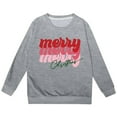 thumbnail image 4 of SUXIAN Girls Hoodie Long Sleeve Soft Sweatshirt Graphic Design Kids Cute Pullovers for Girls and Christmas Sweatshirt with Christmas Sweatshirt Grey 5-6 Years, 4 of 4