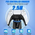 thumbnail image 3 of PS5 Controller Estación de Carga, Base de Carga Dual para Controles Playstation 5 Dualsense, Accesorios de Carga PS5 Controller Mejorados con Cable de Carga Rápida (Negro), 3 of 8
