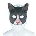 thumbnail image 3 of Cat Mask Animal Half Face Mask Fancy Dress Animal Tabby Mask Animal Cat Head Mask Halloween Novelty Costume Party Accessory, 3 of 5