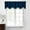 Blue, variant on Viflosae Boho Curtains with Tassel Elegant Fringed Window Curtains Patterned Rod Panels Stylish Short Drapes Kitchen Curtains Home Decor for Living Room Gray