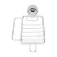 thumbnail image 1 of Faucet Rack, Burr Free Aluminum Multipurpose Faucet Storage Rack  For Kitchen For Scouring Pads Silver, 1 of 8