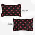 thumbnail image 2 of Fotbe red lips Pattern Pillow Cases - Envelope Closure - Luxury, Extra Soft, Cooling Pillow Covers - Wrinkle, Fade, Stain Resistant-14"x20", 2 of 6