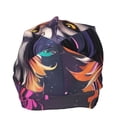 thumbnail image 3 of Logiee Colorful Wolf Head A Print Unisex Knit Beanie for Men Women Winter Hat,Beanies Skull Caps, 3 of 7
