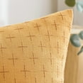thumbnail image 2 of Wehilion 2pcs Throw Pillow Covers Modern Farmhouse Pillowcase Rustic Woven Textured Cushion Cover for Sofa Couch Bed Decorative Burlap Linen, 2 of 11