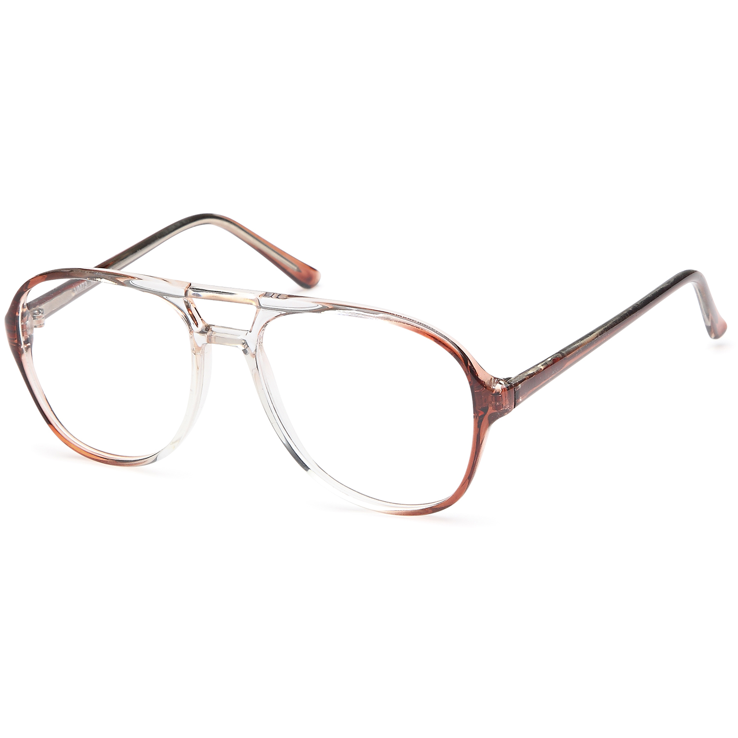 Men's Eyeglasses 54 18 140 Brown Plastic