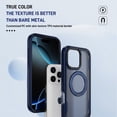 thumbnail image 6 of Dteck Magnetic Case for iPhone 14 Pro Max,Shockproof TPU Matte PC Case 360° Rotatable Ring Holder Kickstand Compatible with Mag Safe Back Cover,Navyblue, 6 of 8