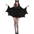 thumbnail image 1 of RV Disfraz de murciélago de Halloween para adulto grande Uniforme de murciélago oscuro de bruja vampiro de una pieza brillar Electrónica, 1 of 5