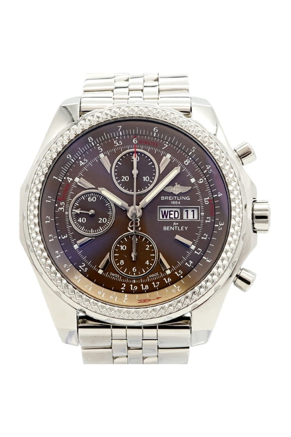 Pre-Owned Breitling Bentley GT A13362 Brown Dial Men's Watch