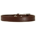 thumbnail image 1 of Faux Leather Collar Metal Buckle Pet Collar Adjustable Pet Collar for Small Dogs, 1 of 10