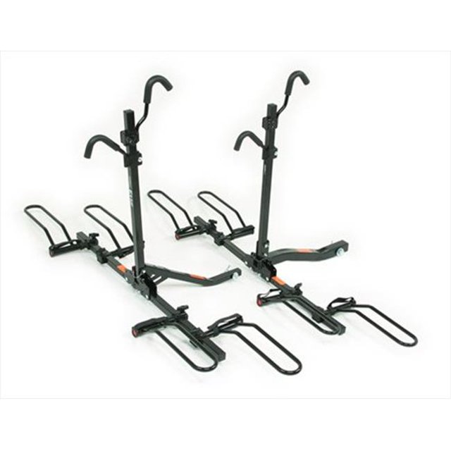 Bike Carrier, Q-Slot 4, 4 Bike, Rail Rack, With Tilt Function, 2 In. Sq. Receiver Mount, 36 x 13.25 x 12.50 in.