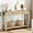 Burlwood, variant on IDEALHOUSE Entryway Table, Console Table with Rattan Drawers, 43" Sofa Table with Storage, Console Tables for Entryway, Living Room, Hallway, Foyer-Burlywood