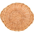 thumbnail image 6 of Raindrops Brown Synthetic Wicker Woven Basket for Home Use Perfect as Fruit Snacks Bread Holder 12.5x8x5 inches, 6 of 8