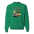 thumbnail image 2 of Wild Bobby, Driving Trucks and Taggin Bucks Retro Ford F150 Hunting, Cars and Trucks, Unisex Crewneck Graphic Sweatshirt, Kelly, XX-Large, 2 of 4