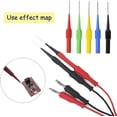 thumbnail image 4 of 15pcs Back Probe pins,Multimeter Probe pins,Test Lead Back Probe Automotive Back Probe for Car Repairing and Laboratory Electric Multimeter Testing (R, 4 of 4