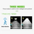 Ckraxd Outdoor Solar LED Street Light with Motion Sensor, Remote Controlled Human Body Sensing
