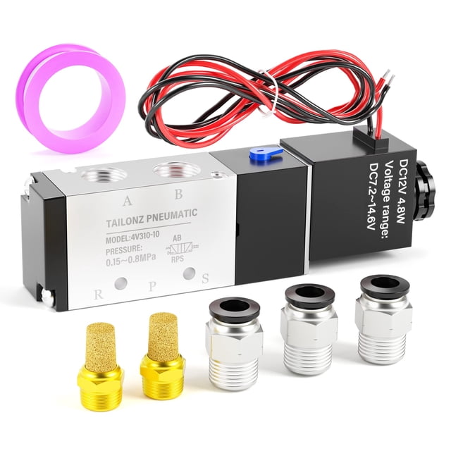 Electroválvula TAILONZ PNEUMATIC 4V310-10 12V/24V/110V/220V