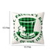 thumbnail image 3 of Xihbxyly Fundas de Cojín de Cuatro Hojas, Diseño de Trébol Irlandés, Lino Ecológico, Funda de Cojín Decorativa, Celebración Del Día de San Patricio, para Uso En Interiores y Exteriores, 45 X 45 Cm, 3 of 6