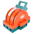 thumbnail image 2 of Interruptor de desconexión de cuchillo de doble tiro Zhivalor suministros eléctricos Naranja y Rojo 3P 225A AC380V, 2 of 8