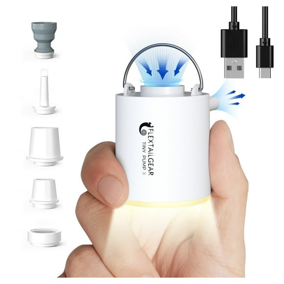 Bomba de Aire FLEXTAILGEAR Tiny Pump X Portátil con Luz para Camping
