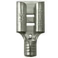 thumbnail image 2 of (100) Non-Insulated 12-10 Gauge Female Quick Disconnect Connector .375 Stud Electrical Wire Terminal - USA, 2 of 5