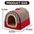 thumbnail image 2 of AUQ Dog Beds & Furniture,3D Transformable Bed Mat Comfort Dog Bed,Suitable for Both Cats and Dogs Dog Bed Washable,Red,M, 2 of 5