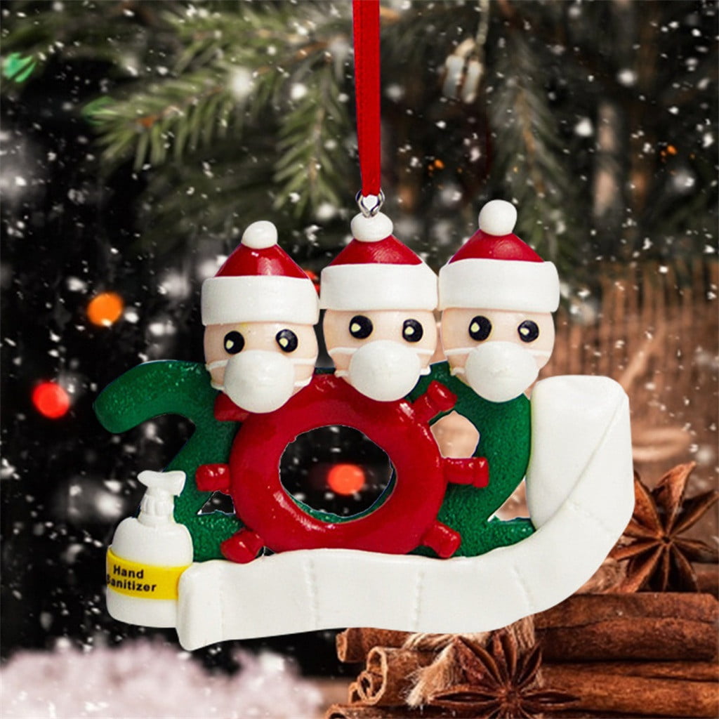 2020 Christmas Santa Snowman Sugar Rod Ornament Christmas Tree Decoration Ornament 