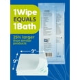 No Rinse Bathing Wipes by Nurture 192 Microwavable Adult Wash Cloths