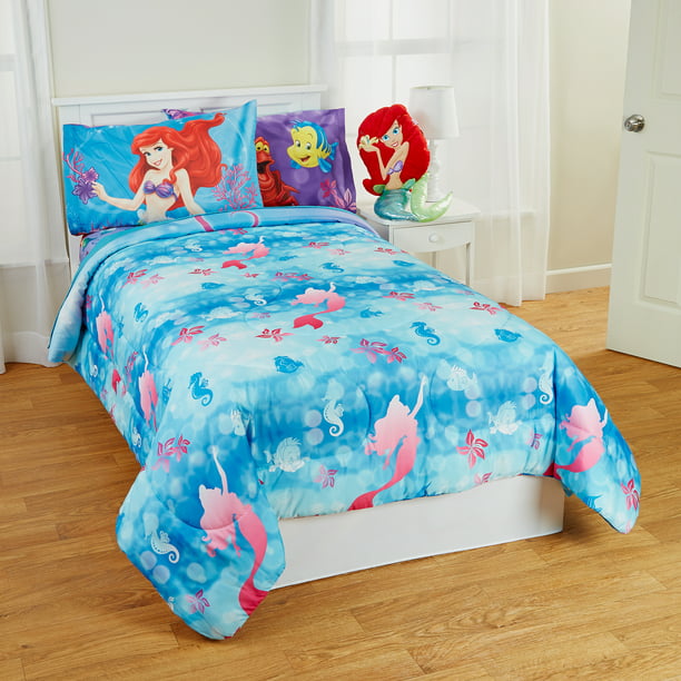 Little Mermaid 72 X 86 Comforter 1, The Little Mermaid Queen Bed Set