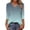 ZI-Multicolor—Tops for Women, variant on AGWOLF Womens V Neck Shirts Loose Fit Art Style Tunic Tops Vintage 3/4 Sleeve Pullover Dressy Casual Office Outfits Multicolor S