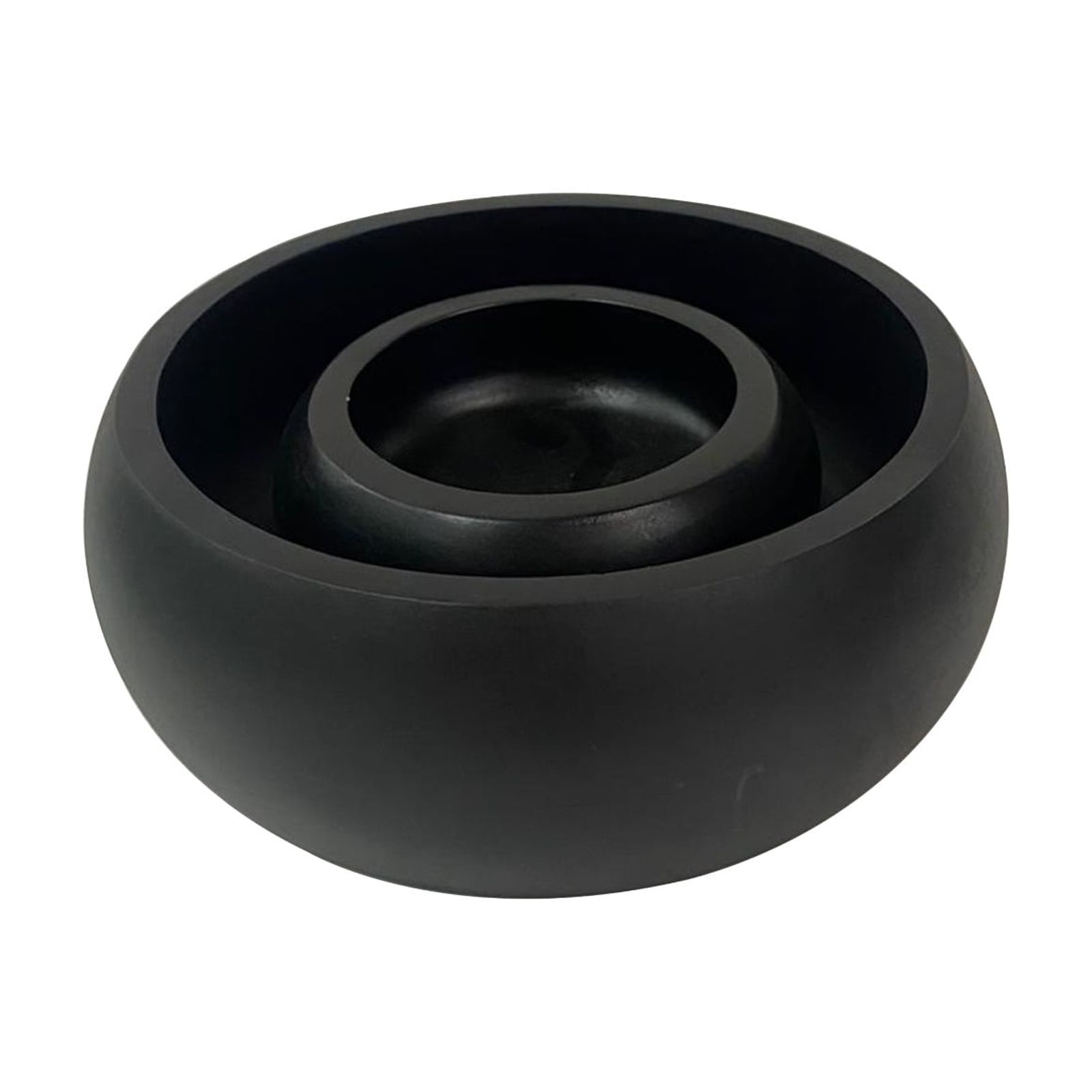 Better Homes & Gardens Small Wood Serving Bowl, Black, 2-pack