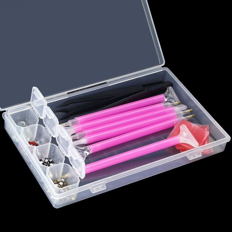 New 5D diamond painting accessories tools kit for diamond embroidery  accessories art supplies storage box