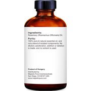 Botanic Hearth Rosemary Oil for Hair Growth 4 Fl Oz |100% Pure & Natural Premium Grade Essential Oils for Diffuser, Aromatherapy, Soap and Candle Making | For Hair Volume, Eyelash Care, Skin Care