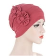 thumbnail image 3 of iHPH7 Chemo Turbans for Women Head Turbans for Women Head Wrap Scarf Head Scarf for Women's Hair Beanie for Women, Pink One Size, 3 of 3