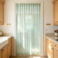 thumbnail image 5 of Lace Door Curtain, Polyester Room Divider Privacy Curtain, Light Filtering Mosquito Mesh Door Panel for Bedroom, Kitchen, Living Room, Home Decor, 5 of 6