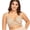 Beige, variant on Women's Bras Underwire Lace Unlined Everyday Brassieres Minimizer Full Coverage Plus Size 40DDD