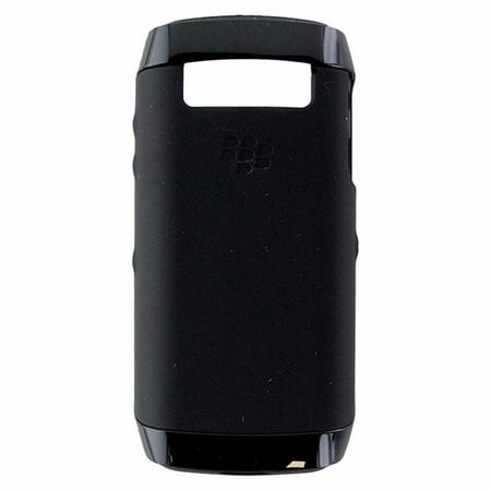 Blackberry Themes Pearl - BlackBerry Silicone Case with Flexible Frame for BlackBerry Pearl 9100 - Black