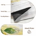 thumbnail image 6 of Lemon 2'x6' Runner Rugs for Hallway Kitchen Bedside Non Slip Washable, Yellow Summer Botanical Watercolor Wooden Entryway Rug Runners with Rubber Backing, Long Carpet Runner for Laundry Room, 6 of 8
