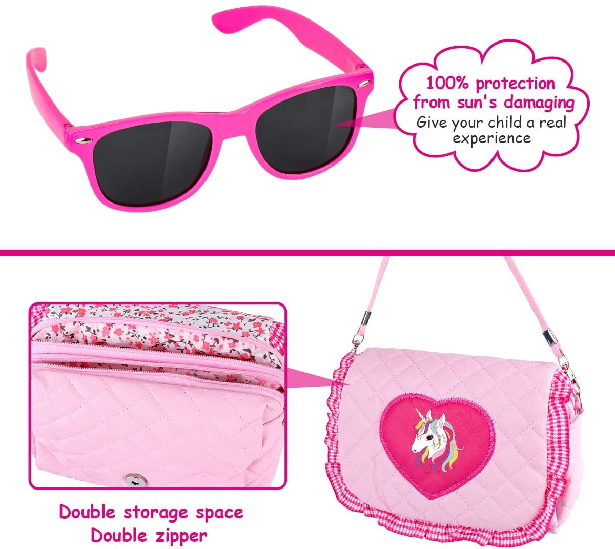 Learn2M Play Purse for Little Girls Ages 3-6, My First Purse Toy with  Handbag, Makeup Set, Sunglasse…See more Learn2M Play Purse for Little Girls  Ages