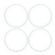 thumbnail image 1 of Anillo de protección de llanta de rueda de 20 pulgadas, embellecedor de bordes de rueda, accesorios de decoración de neumáticos de repuesto para modelo Tesla Y blanco, 4 Uds., 1 of 9