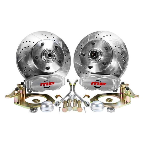 Master Power Brakes DB2720B Rallye Series Front Disc Brake Kit for 1955-1968 GM Full Size Chevrolet