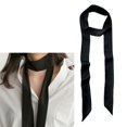 thumbnail image 2 of Jesscasday Women Skinny Scarf Thin Belt Tie Scarf Bag Handle Wrap Silk Feeling Choker Elegant Scarf Decoration, 2 of 21
