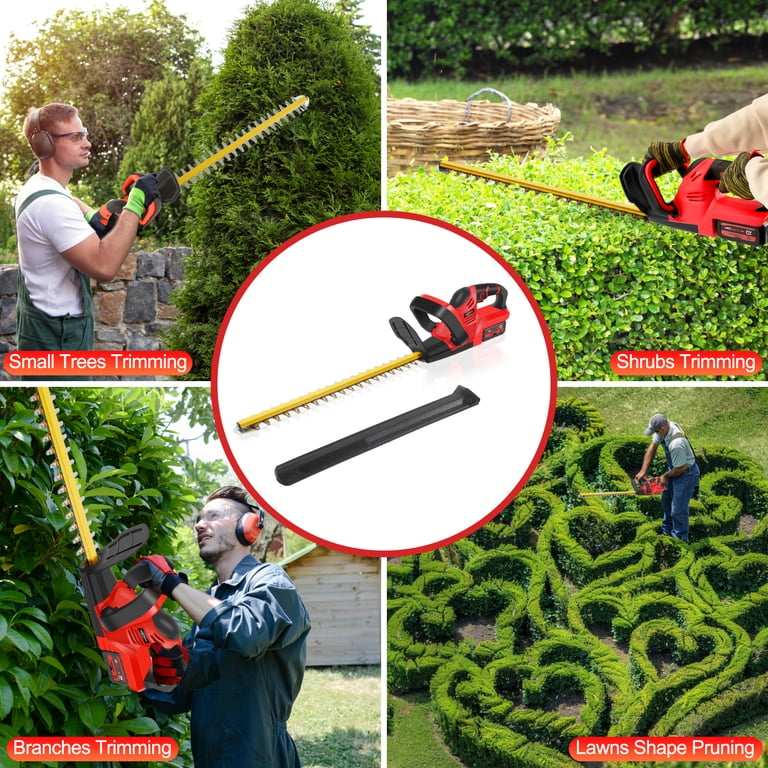 UNTIMATY 21V Cordless Hedge Trimmer, 22" Dual-Action Blade photo 8