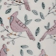 thumbnail image 3 of Mainstay Printed Textured Plush Throw 50” x 60” Cardinal, 3 of 7