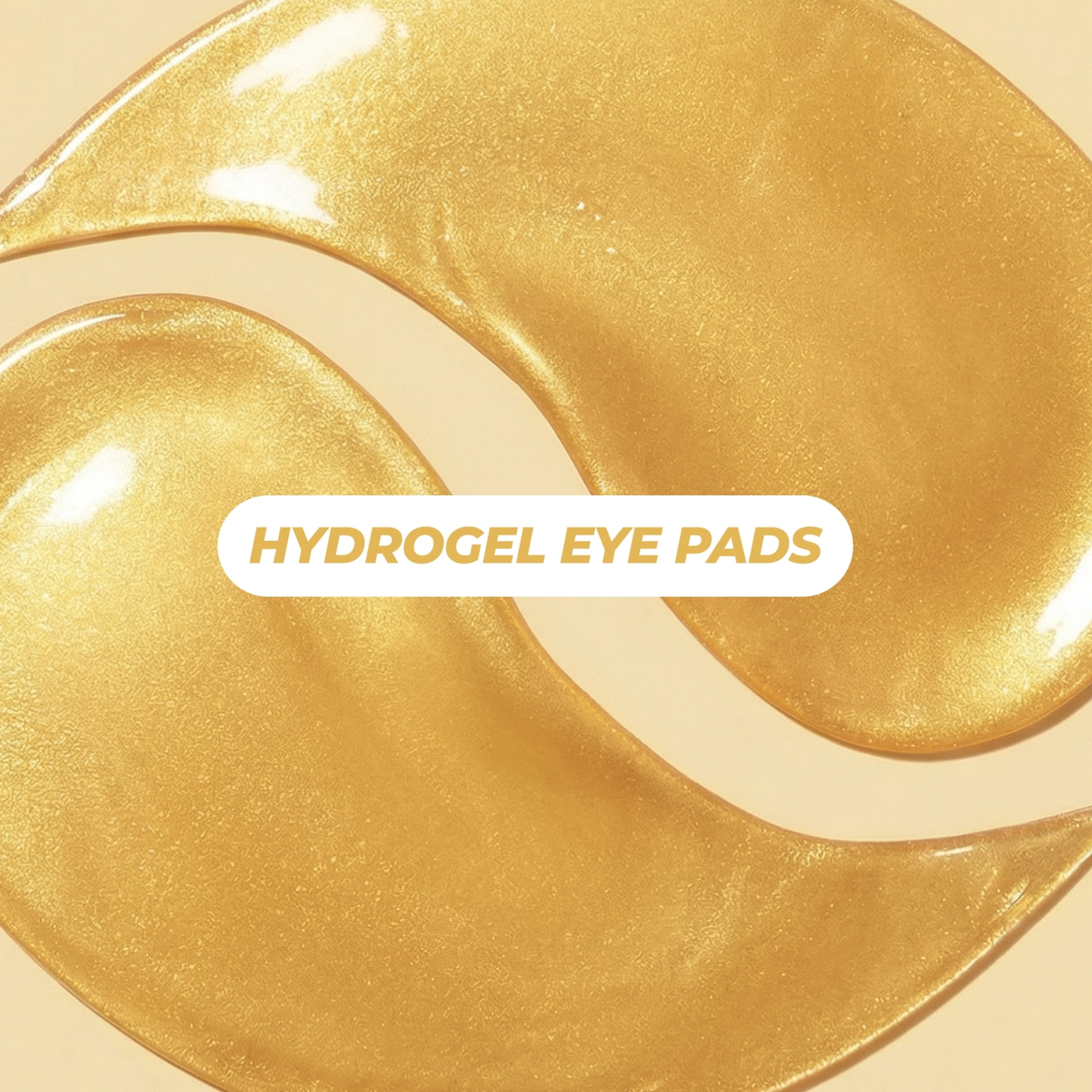 Vitamasques Golden Hydrogel Eye Pads for Puffy Eyes & Dark Circles, 16 Pairs
