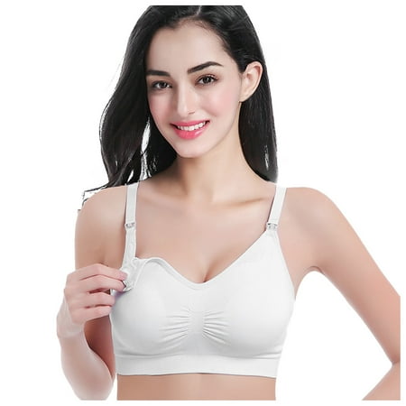 

Follure Women s Maternity Pregnant Wirefree Nursing Bra Breastfeeding Underwear