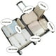 thumbnail image 3 of Set organizador de equipaje de viaje de 7 piezas con bolsas de malla, bolsa para la colada y el calzado para empaquetar ropa y ahorrar espacio, 3 of 5